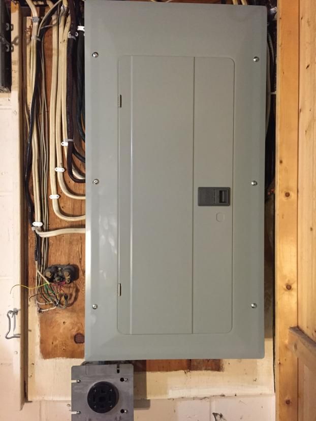 A recent electric panel installer job in the  area